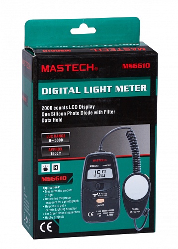 Измеритель освещенности (люксметр) Mastech MS6610 