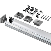 Профиль накладной с экраном Navigator NPR-02-SET (2000х16,5х11,9) комплект