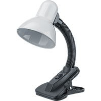 Настольная лампа Navigator NDF-C011-60W-WH-E27 прищепка, белый