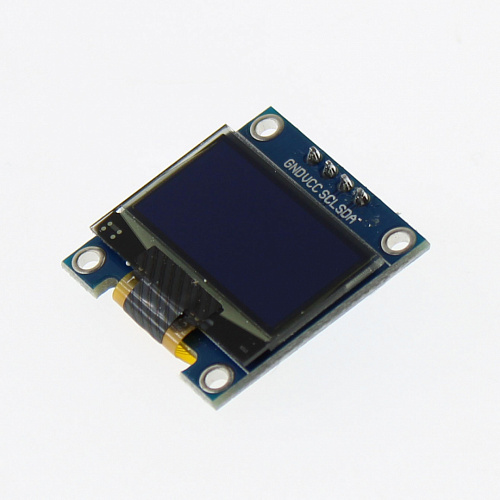 Дисплей OLED 0,96" 128x64 I2C SSD1306 (4 контакта) белые символы, для Arduino 