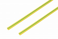 Трубка термоусадочная 20мм желто-зелёная (1 метр)