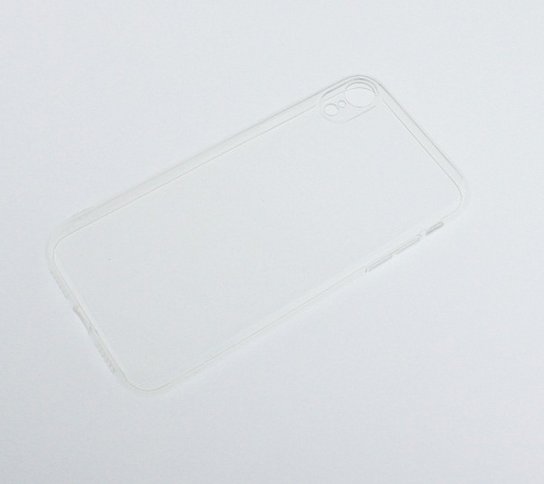 Чехол-накладка для iPhone Xr (с защитой камеры) Прозрачный
