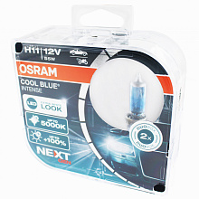 Галогеновая лампа H11 Osram Cool Blue Next 12V 55W PGJ19-2  64211CBN-HCB 2 шт.