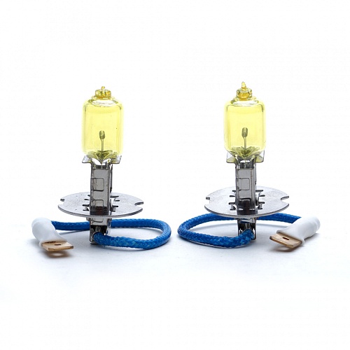 Галогенная лампа головного света H3 BOCXOD AntiFog 3100K 12V 55W PK22S 80513AF 2шт