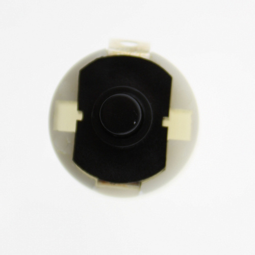 Переключатель кнопочный GJ01449 1.0A 30VDC  (белый,круглый) ON-OFF