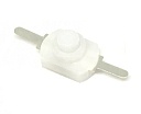 Переключатель кнопочный 1208YD 1.0A 30VDC  (белый) ON-OFF