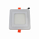 Светильник Navigator NLP-SC2-6+2W-WWW-LED белый/тепл белый 1 Потертости на корпусе, повреждение упак