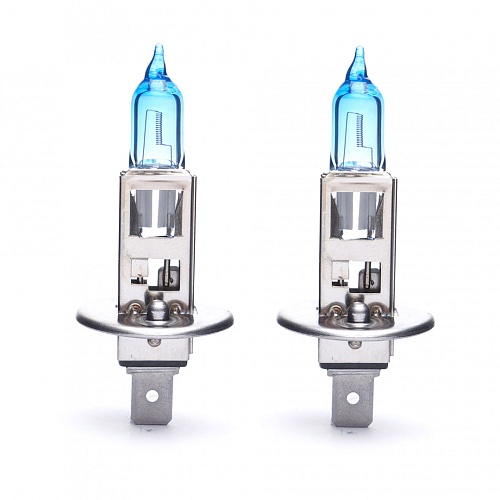 Галогенная лампа головного света H1 Koito WhiteBeam III 12V 55W P14.5s P0751W 2шт 