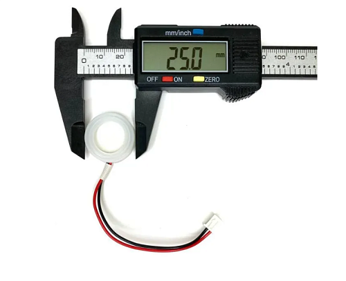 Мембрана для увлажнителя воздуха ультразвуковая 20мм. с уплотнителем 25мм, с разъемом (коннектором)