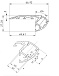 Профиль угловой ALU-STAIR-2000 ANOD (2000х67х27мм) с экраном, для подсветки ступеней