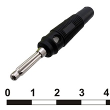 BANAN штекер 10-0076 (чёрный,ПВХ), Разъём