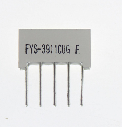 Светодиодный индикатор LED G 1DIG CA FYS-3911CUG-21