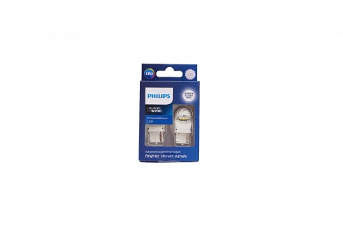 Светодиодная лампа W21W Philips X-treme Ultinon LED White gen2 12/24V 11065XUWX2 