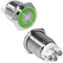 Кнопка антивандальная GQ19F-10ZE/G/N off-on