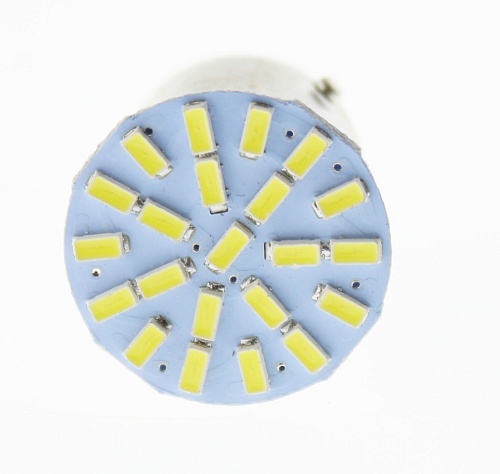 Светодиодная лампа P21W (BA15S) 12V 1210 22 SMD LED White Lumen