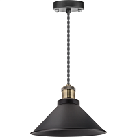 Светильник подвесной 1.5м черный/черненая бронза Navigator (NIL-WF02-008-E27 60Вт) металл