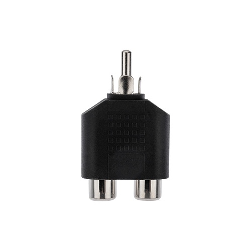 RCA (шт) - RCA (2 гн) переходник, Разъём