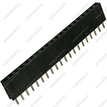 PBS-20 шаг 2,54мм, Разъем штыревой