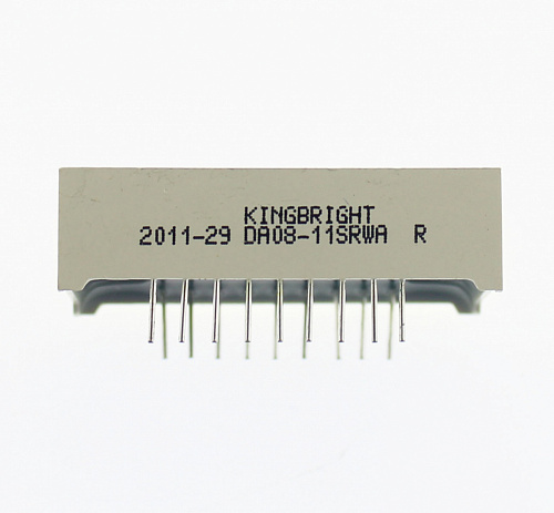 Светодиодный индикатор LED R 2DIG AN DA08-11SRWA