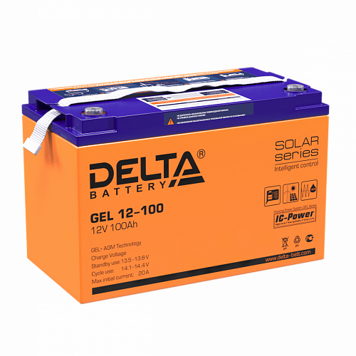 Delta GEL 12-100 (12V, 100Ah)