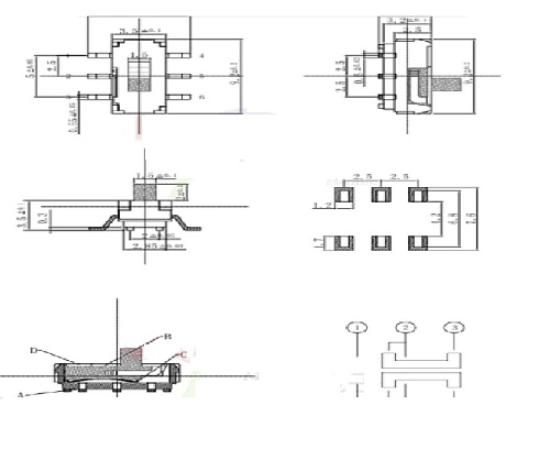 Переключатель движковый MSS22D18G2  2P2T   SMD