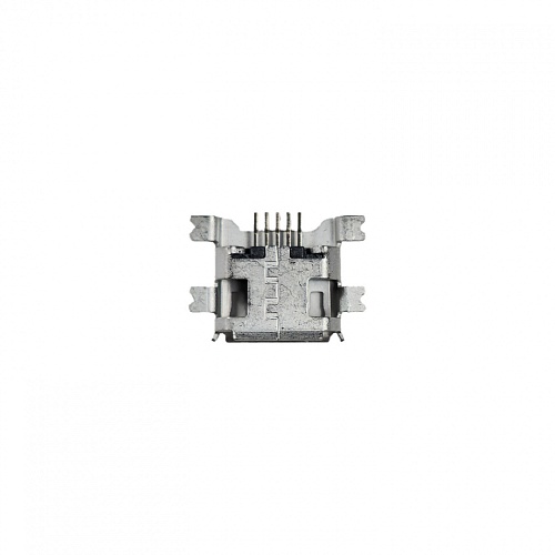 microUSB 5BF 03 гнездо в разрез платы, Разъём
