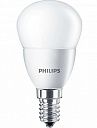 Лампа "шар" Philips Essential LED 6.5W E14 827 P45 (аналог 75Вт, 620Лм, 2,7К)