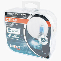 Галогенная лампа головного света H8 Osram Cool Blue Next 12V 35W PGJ19-2 64212CBN-HCB 2 шт.