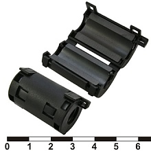 Сердечник ферритовый кольцевой Фильтр ферритовый на провод ZCAT2032-0930-BK (black)
