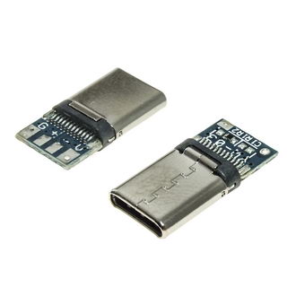 USB3.1 TYPE-C 24PM-035 штекер на кабель