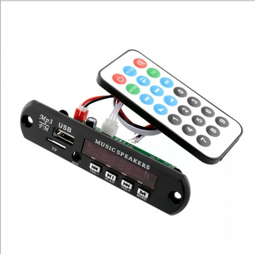 Модуль аудиоплеера MP3 (Bluetooth, FM, USB, SD, пульт) для Arduino  