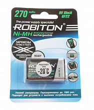 Аккумулятор Robiton RTU270MH-bulk (Ni-MH, SR1, 9V, 270мАh)