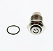 Кнопка антивандальная D-12 mm steel OFF-(ON) 12-24В Red symbol power off  (4pin)