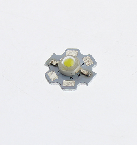 Светодиод мощный ARPL-Star-3W-BCX45 White (Emitter, 3,4-3.6V, 0.7A, 220lm)