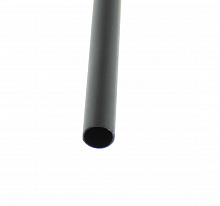 Трубка термоусадочная 6/2мм (3:1) черная, клеевая (1 метр)