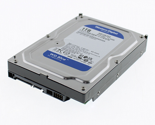 Жесткий диск Western Digital 1Tb Blue, 3.5", 7200rpm, 64Mb, SATA3 (WD10EZEX)
