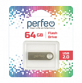 Карты памяти Perfeo USB 64GB M07 METAL SERIES