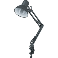 Настольная лампа Navigator NDF-C012-60W-BL-E27 струбцина, черный