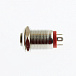 Кнопка антивандальная D-12 mm steel OFF-(ON) 12-24В Red symbol power off  (4pin)
