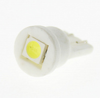 T10 (W5W) 12V 5050 1 SMD LED C White Lumen