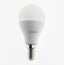 Лампа "шар" светодиодная OSRAM LED Star 9Вт, 806лм, 6500К, E14 (замена 75Вт)