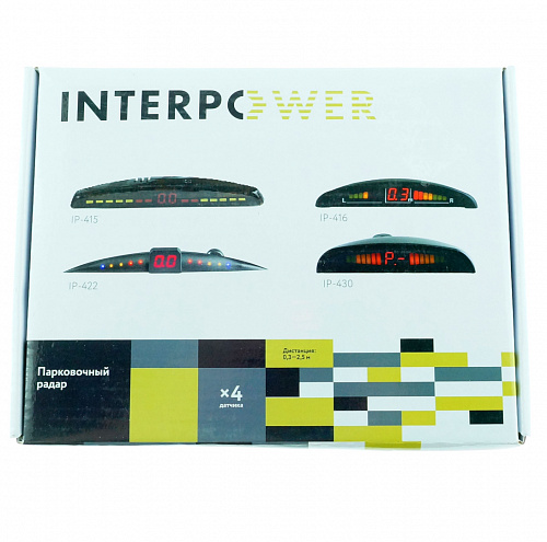 Парктроник Interpower IP-415 Silver (4 серебристых датчика)